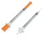 Insulin Syringe with Needle 1 mL 30 Gauge 5/16", Attached Needle Without Safety, sold as 100/bx by Exel 26016