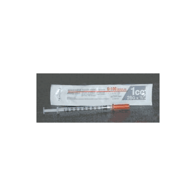 Insulin Syringe With Needle Medi-pak Perform