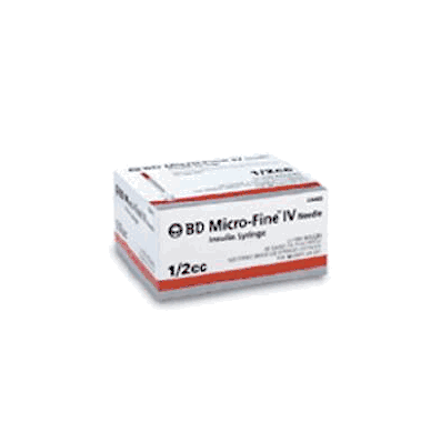 Insulin Syringe With Needle Micro-fine Iv 0.