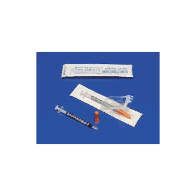 Insulin Syringe With Needle Monoject 0.5 Ml