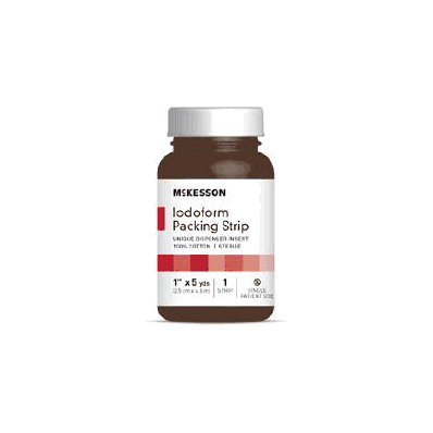 Iodoform Packing Mckesson Cotton 1 Inch X 5 Y
