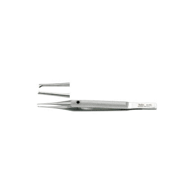 Iris Forcep Kirby Tweezer Type Straight 4 Inc
