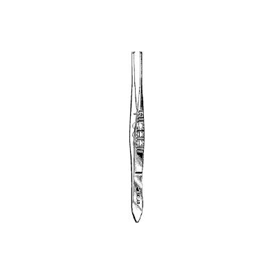 Iris Forceps Tweezer Type Straight 4 Inch - F