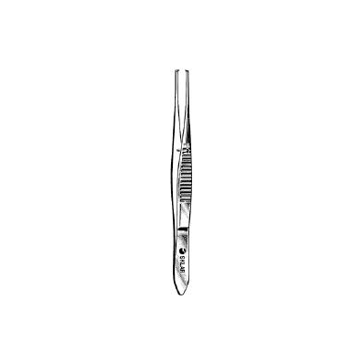 Iris Forceps Tweezer Type Straight 4 Inch - F