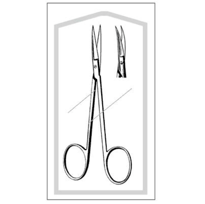 Iris Sciss Cvd 4.5"Sterl Cs/25