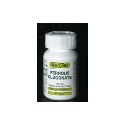 Iron Supplement (Ferrous Gluconate) Mckesson