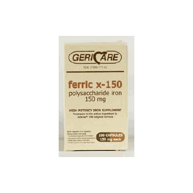 Iron Supplement Mckesson Brand 150 Mg Capsule
