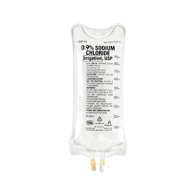 Irrigation, 1000 mL Bag Flex Container