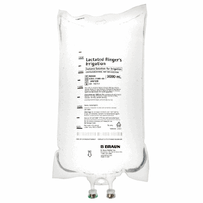Irrigation Solution, 3000 mL, Flexible Bag