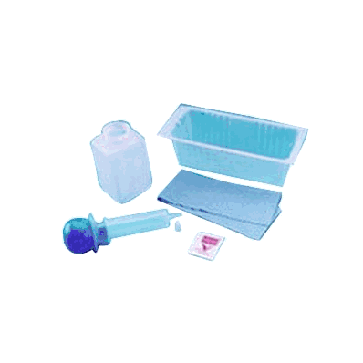 Irrigation Tray, Standard with Clear-Vu Bulb syringe