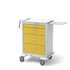 Isolation Cart, 4-drawer, 24.5" X 29" X 43.5", steel with key lock, (1-3" drawers, 1-6", 2-9") color: light gray, sold as each by Waterloo Industrries UTGKU-3699-LTG<br><br><font color="red"><b>BACK TO THE PRODUCT TABLE, <a href="https://www.aaawholesalecompany.com/furnishings-medical-and-utility-carts-medical-and-utility-carts-by-waterloo-industries.html">CLICK HERE</a></b></font>
