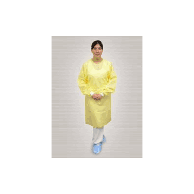 Isolation Gown One Size Fits Most Polypropyle