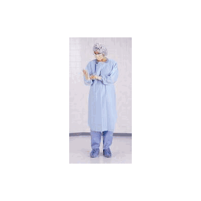 Isolation Gown Thumbs Up X-large Polypropyle