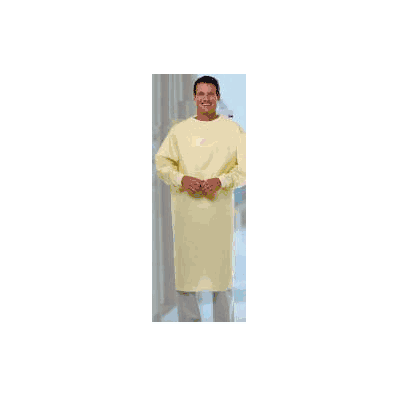 Isolation Gown X-large Cotton / Polyester Yel