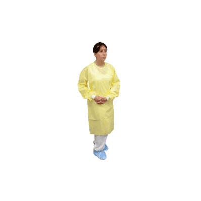Isolation Gown X-large Polyethylene Coated Po