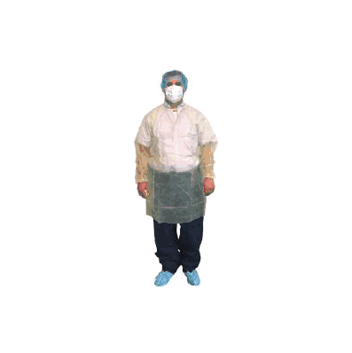 Isolation Gown X-large Spunbonded Material Bl