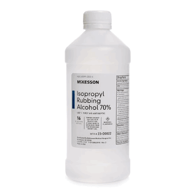 Isopropyl Rubbing Alcohol, 16 oz., 70% Antiseptic Topical Solution