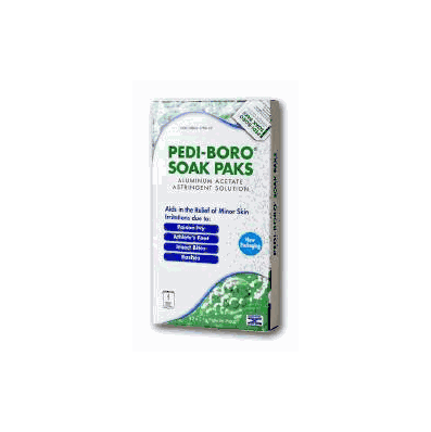 Pedi-Boro 2 oz. Soak Paks,12/pk