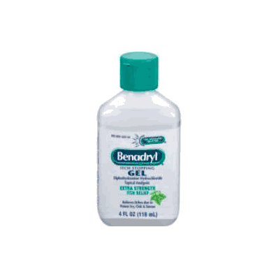 Itch Relief Benadryl 4 Oz. Extra Strength Ge