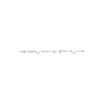 IV Admin Set, Interlink 60dpm 100" - - Baxte