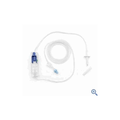 IV Admin Set, Tubing Ylw Stripe 88" (12/Bx) -