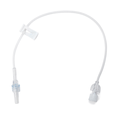 IV Extension Set, 12" x 0.3mL Clamp Microbore