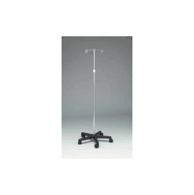 Iv Pole 4-hook 5 Casters - Iv Stand, 4hook 5c