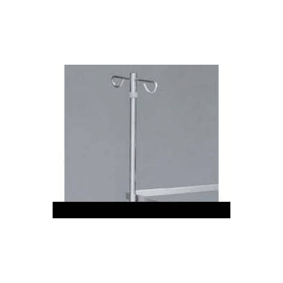 Iv Pole And Bracket - Iv Pole, Chrome And Mou