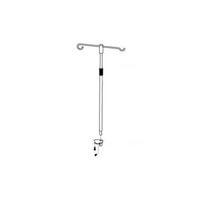 IV Pole/ECG Holder, Table Top Clamp Style