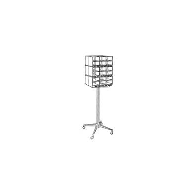 Iv Pole Floor Stand Four 2 Inch Swivel Caster