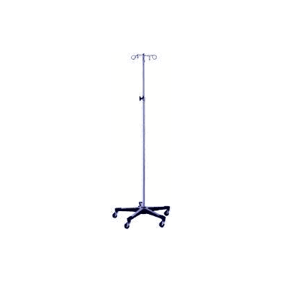 Iv Pole Rams Hoon 4-hook 5 Caster, 2 Inch Swi