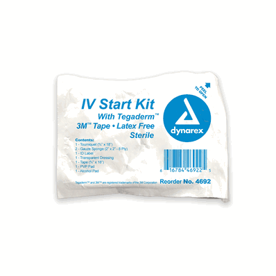 IV Start Kit with Tegaderm with-out Gloves, 3