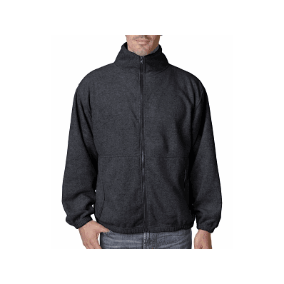 Jacket, Unisex, Fleece, 100% Poly, Chr, 4xl -