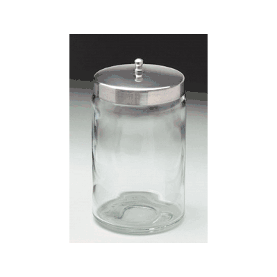 Jar, Flint Glass Jar, S / S Lids, Unlabled -