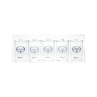 Jar, Sundry, Clear, Plastic, Labeled, 5/S - M