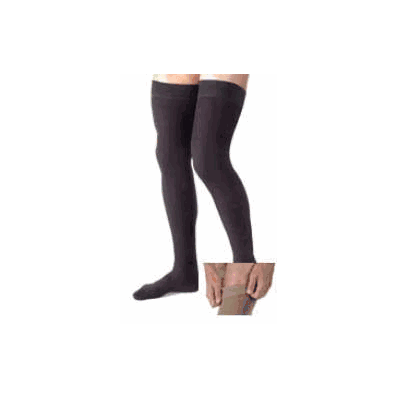 Jobst Compression Socks Thigh-high Large Bla