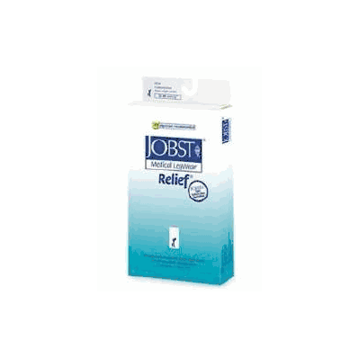 Jobst Relief, KNEE 30-40 Closed Toe, Medium, Beige