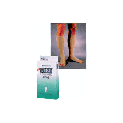 Jobst Relief, KNEE 30-40 Closed Toe, Small, Beige