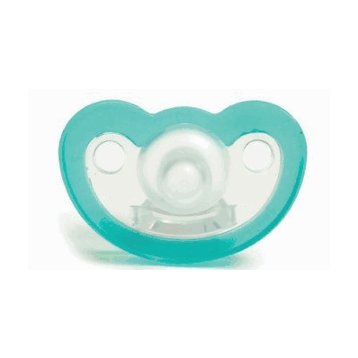 JollyPop Pacifier, Teething Babies, Clear, Unscented