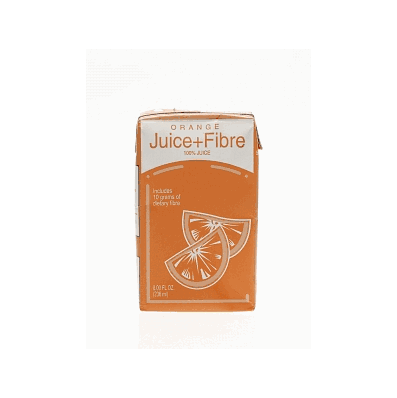 Juice, Orange Flavor, 8 oz. Plus Fibre