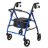 Junior Basic Rollator, with 6" Wheels, BLUE, Height-Adjustable Arms, Folding Design, sold as Each by Medline MDS86850EBJR<br><br><font color="red"><b>BACK TO THE PRODUCT TABLE, <a href="https://www.aaawholesalecompany.com/medline-patient-therapy---rehabilitation-mobility-aids-rollators-medline-junior-rollator.html">CLICK HERE</a></b></font>