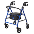 Junior Basic Rollator, with 6" Wheels, BURGUNDY, Height-Adjustable Arms, Folding Design, sold as Each by Medline MDS86850EJR <br><br><font color="red"><b>BACK TO THE PRODUCT TABLE, <a href="https://www.aaawholesalecompany.com/medline-patient-therapy---rehabilitation-mobility-aids-rollators-medline-junior-rollator.html">CLICK HERE</a></b></font>