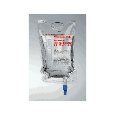 Baxter 2B0827, KCl in 0.9% Dextrose Solution, KCL 20MEQ / 100 mL