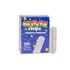 Kid Design - Glitter Stars and Stripes, Adhesive strip, 3/4" x 3", sterile in plastic, Rectangle, sold as 100/box by Dukal GLIAST100<br><br><font color="red"><b>BACK TO THE PRODUCT TABLE, <a href="https://www.aaawholesalecompany.com/wound-care-general-wound-care-adhesive-bandages-by-band-aid-brand-johnson-and-johnson.html">CLICK HERE</a></b></font>