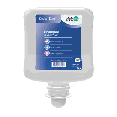 Kindest Kare Shampoo & Shower Wash, 1 Liter Manual Dispenser Refill Bottle