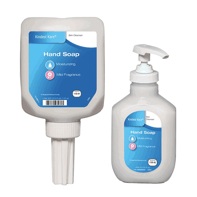 Kindest Kare Skin Cleanser, 1 Liter Dispenser Refill Bottle, Herbal Scent