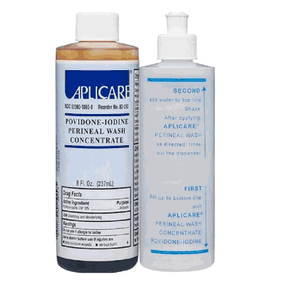 Kit, Periwash, Povidone Iodine, 8 Oz - Medlin