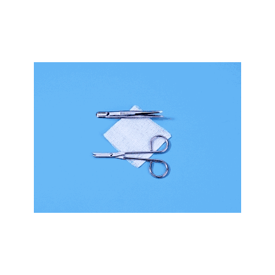 Kit, Suture, Removal, Metal Forceps, Strl - M