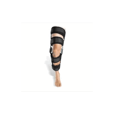 Knee Brace Cool Irom Short Strap Closure Up