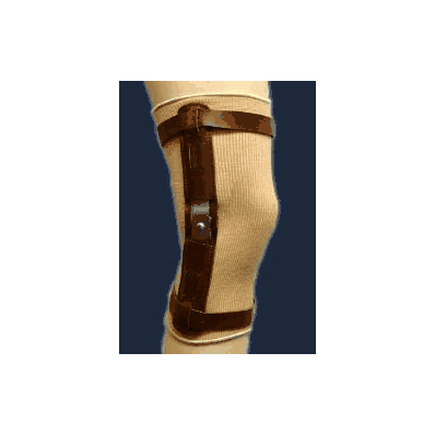 KneE Brace, Elas Hinged W/Clsd Pat Lg - - Dj